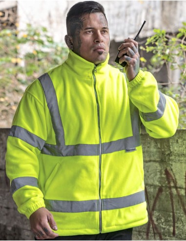 KOR-KXFJ-Hi-Vis Safety Fleece-Jacket Bergen